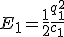 E_1=\frac{1}{2}\frac{q_1^2}{c_1}